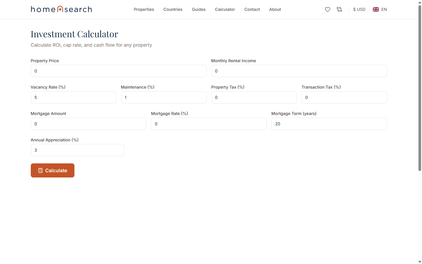 Калькулятор инвестиций